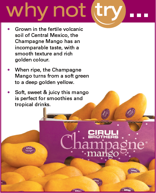 Why Not Try... Champagne Mangos