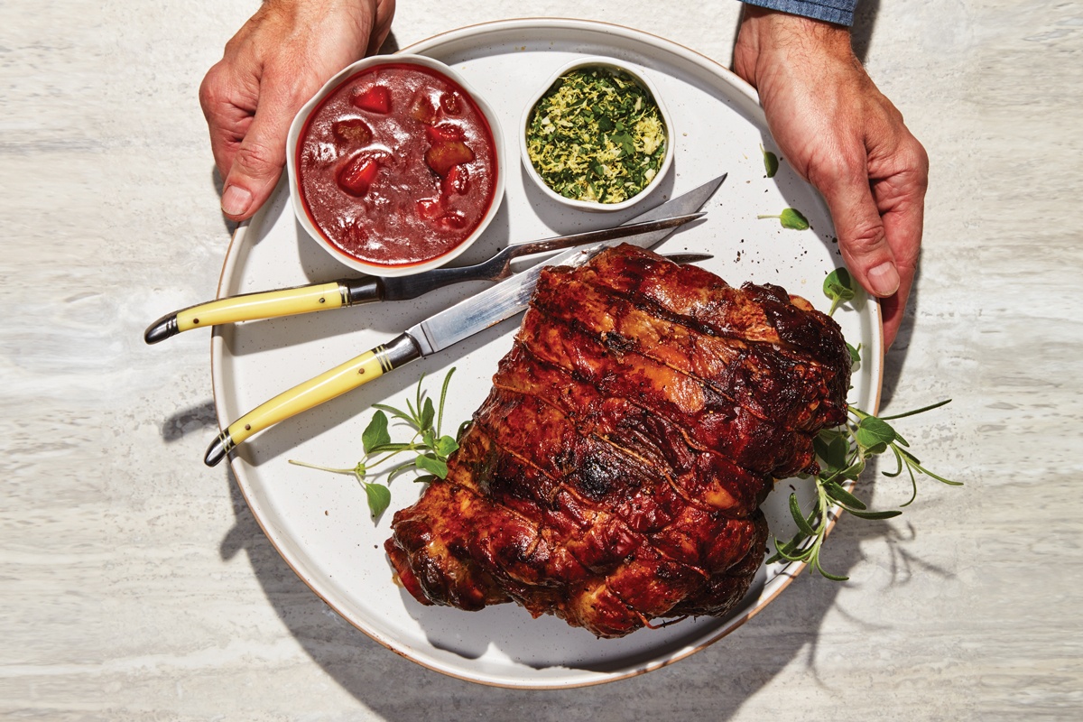 Osso Buco Style Braised Ontario Leg of Lamb